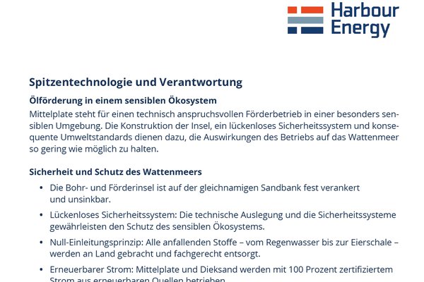 Info-Handout: Harbour Energy